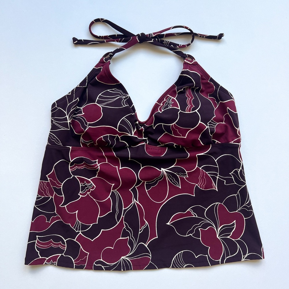Y2K Merona Purple Burgundy Halter Top